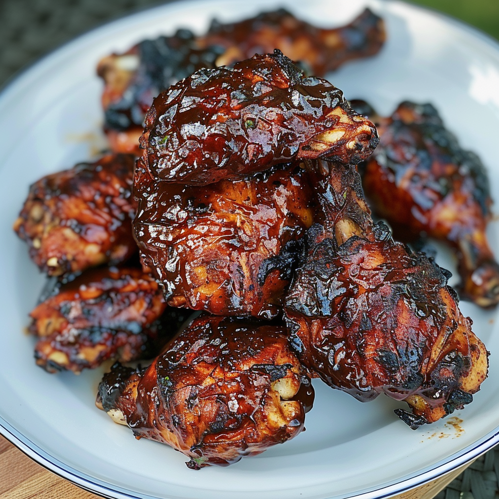 Recipe preparation for Sticky BBQ Baked Chicken