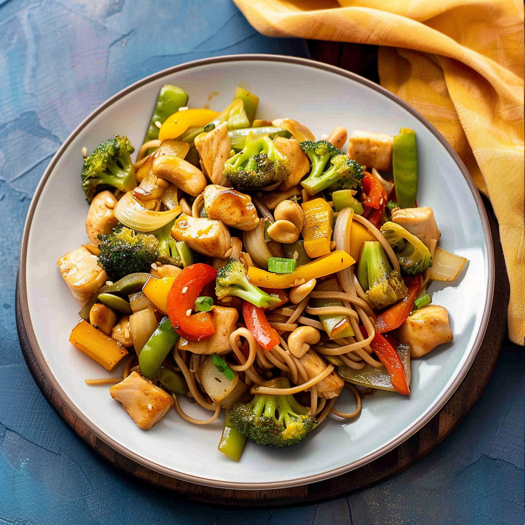 Recipe preparation for 5 Ingredient Chicken Stir Fry