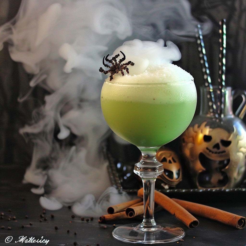 Recipe preparation for Easy Halloween Witch’s Brew Punch