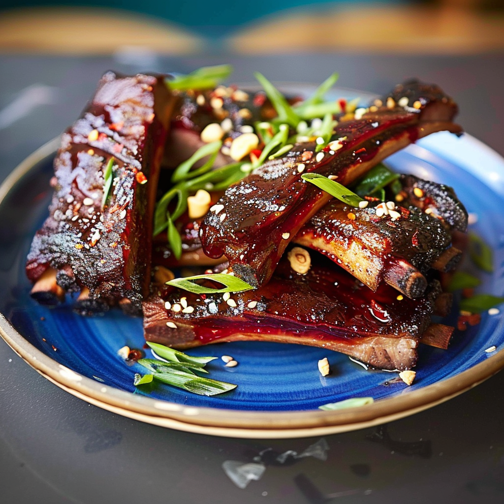 Recipe preparation for Gochujang BBQ Ribs