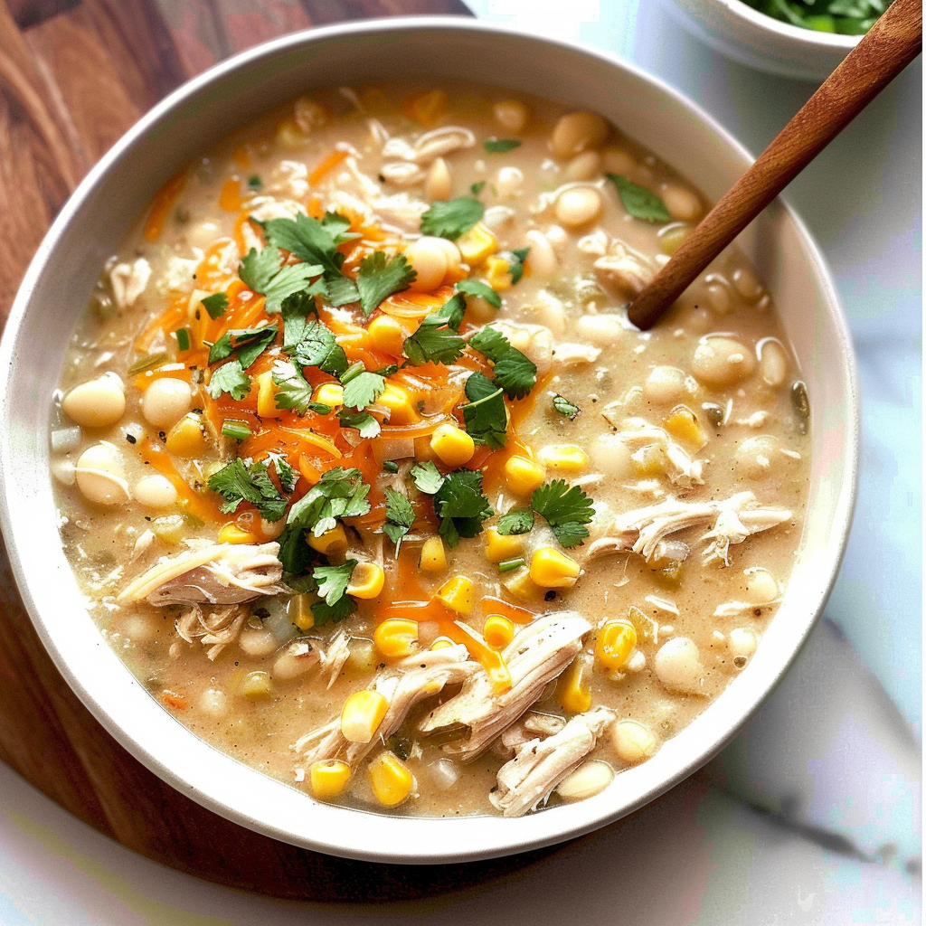 Recipe preparation for White Chicken Chili