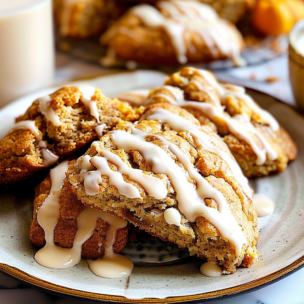 Recipe preparation for Pumpkin Scones