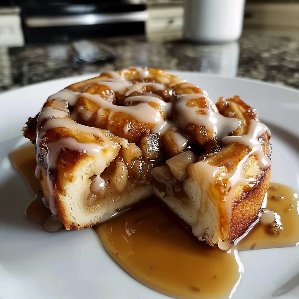 Recipe preparation for Apple Cinnamon Rolls
