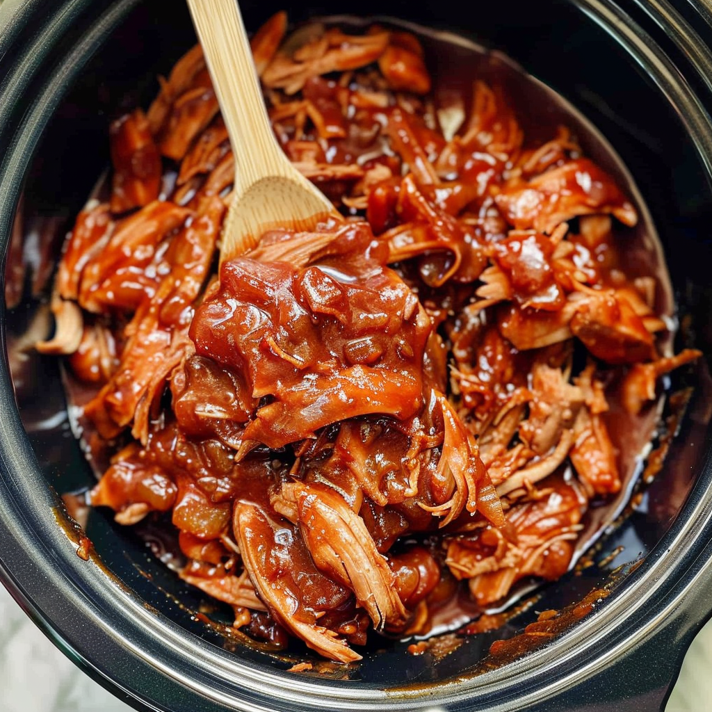 Recipe preparation for Crockpot BBQ Chicken