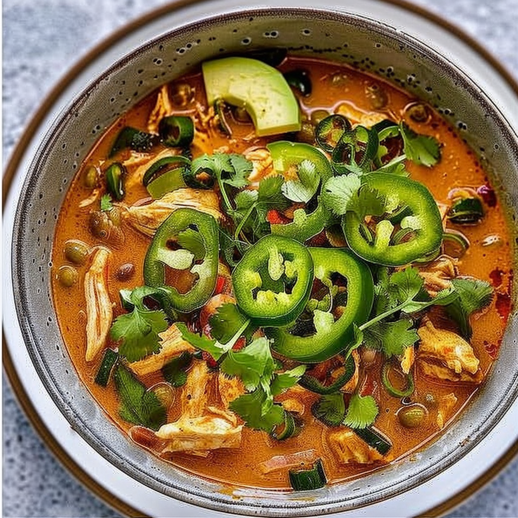 Recipe preparation for Pumpkin White Chicken Chili