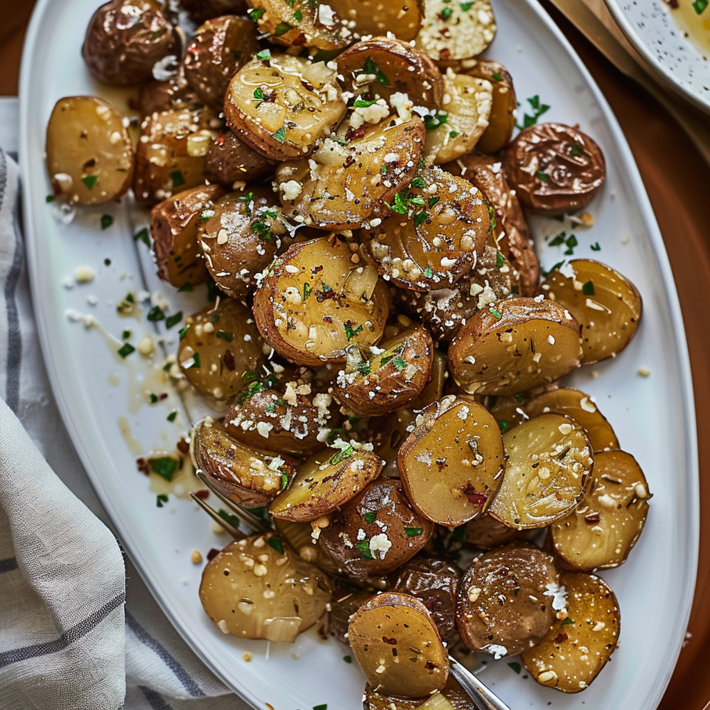 Recipe preparation for Roasted Garlic Parmesan Pot Roast