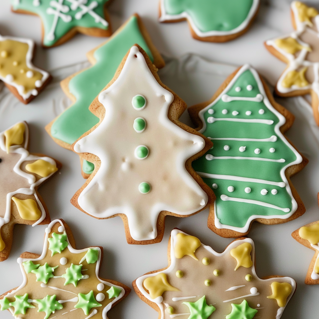 Recipe preparation for Sugar Cookies with Royal Icing