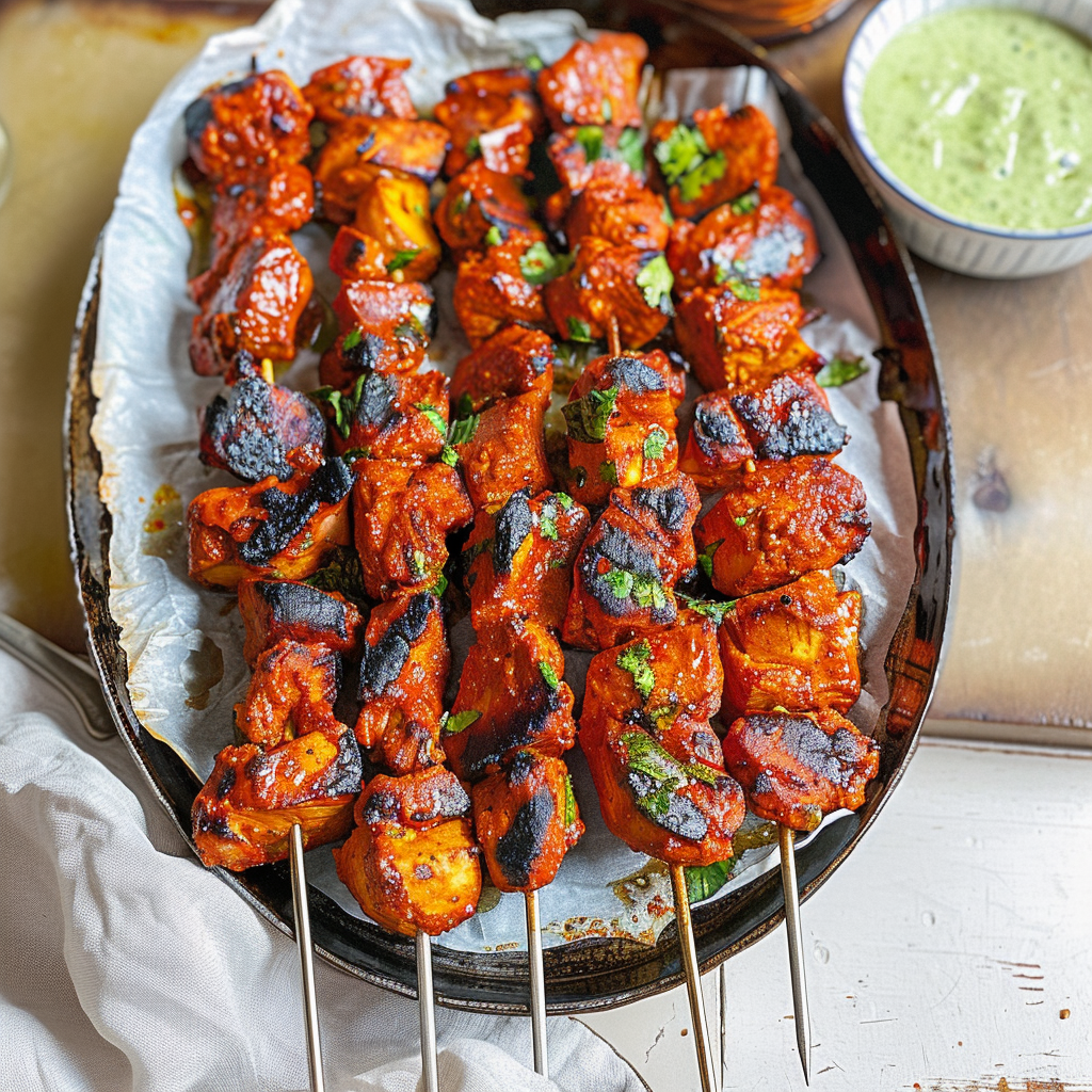 Recipe preparation for Chicken Tikka