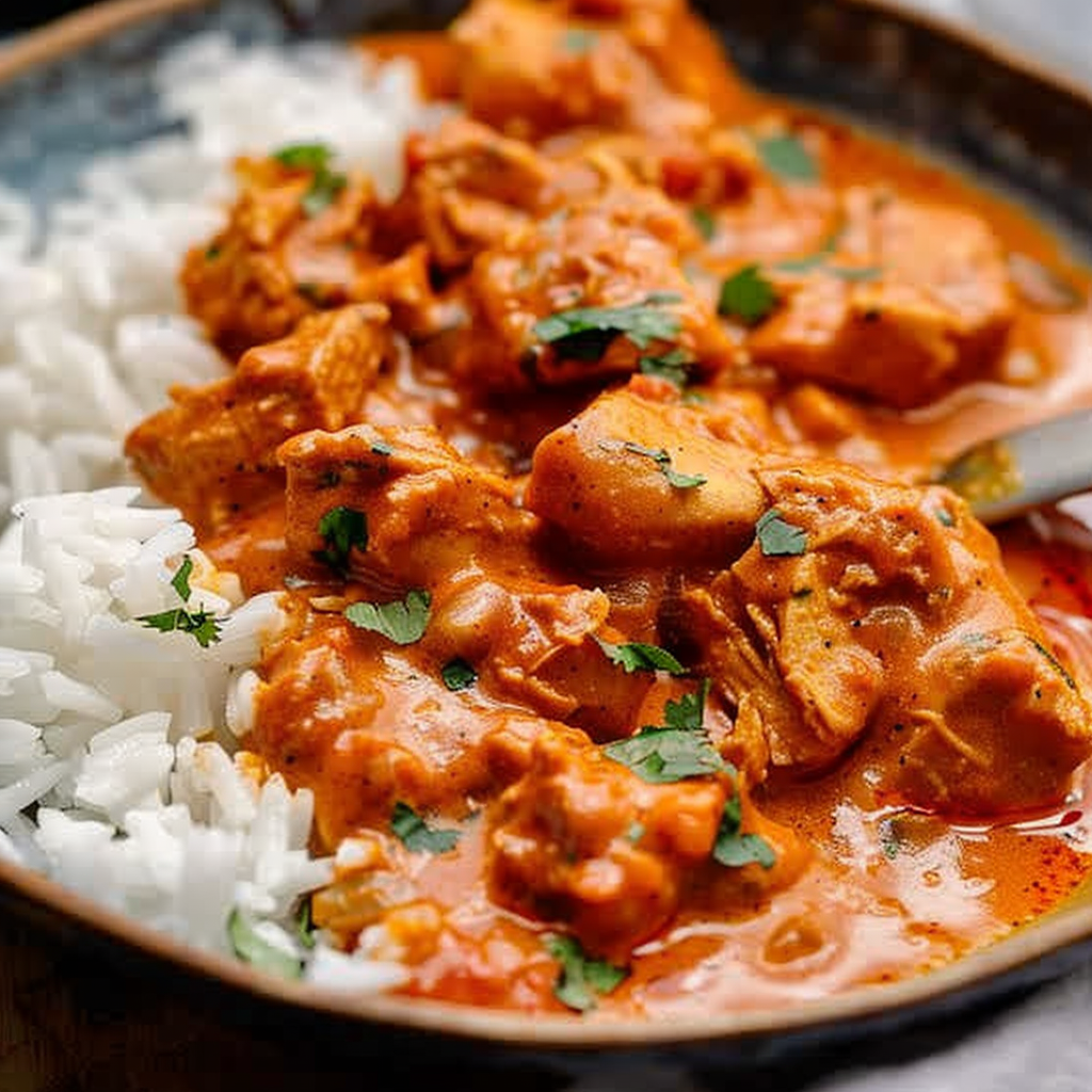 Recipe preparation for Slow Cooker Chicken Tikka Masala