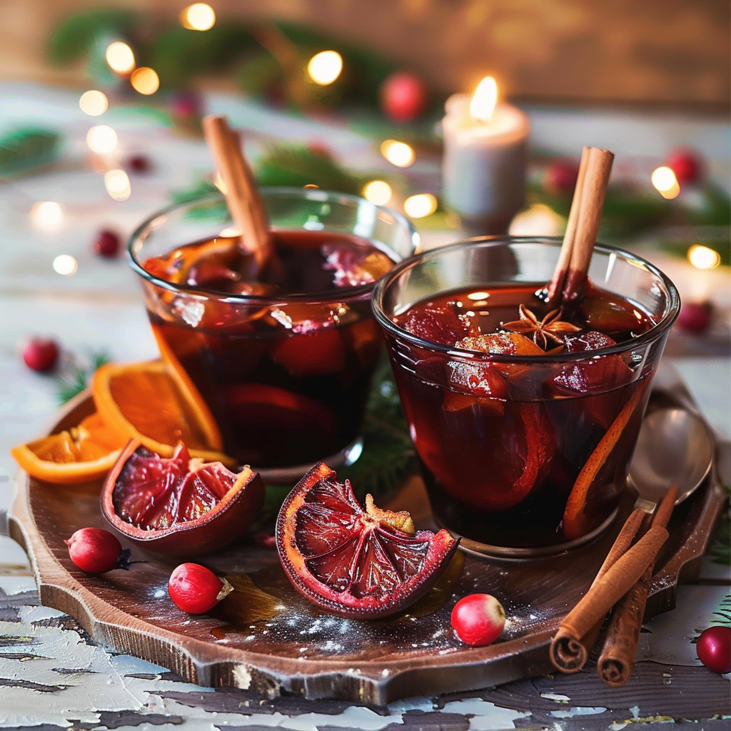 Recipe preparation for Mulled Wine