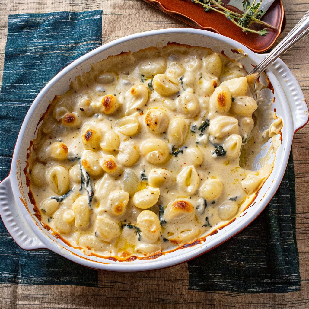 Recipe preparation for Creamed Pearl Onions with Thyme