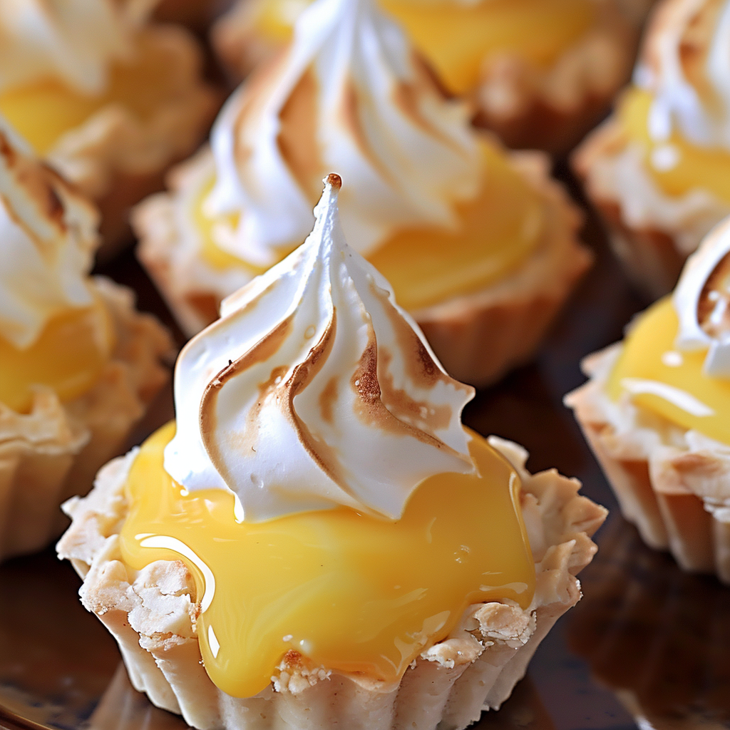 Recipe preparation for Lemon Meringue Pie Bites
