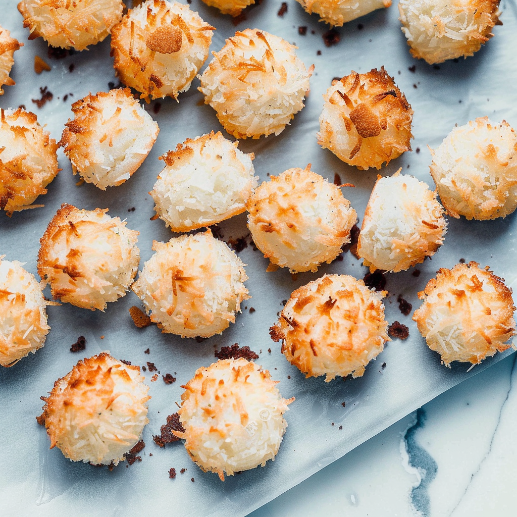 Recipe preparation for Dairy-Free Coconut Macaroons
