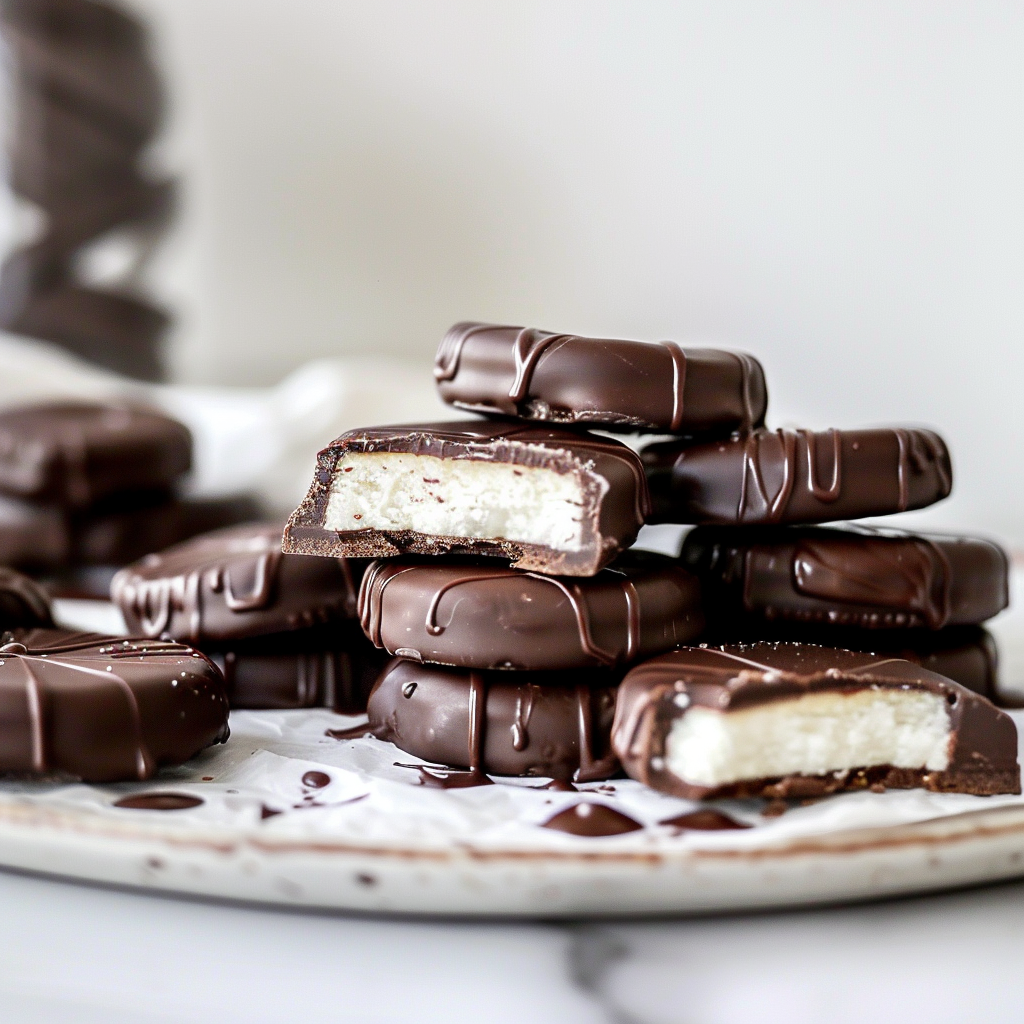 Recipe preparation for Homemade Peppermint Patties
