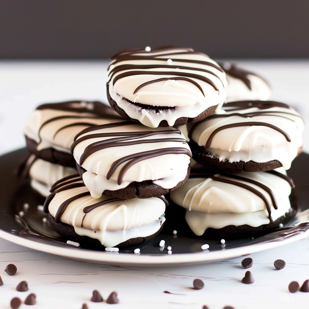 Recipe preparation for White Chocolate Dipped Oreos