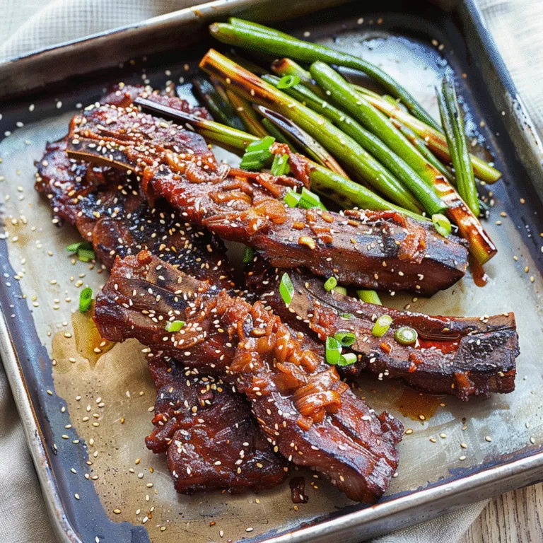 Korean BBQ Short Ribs