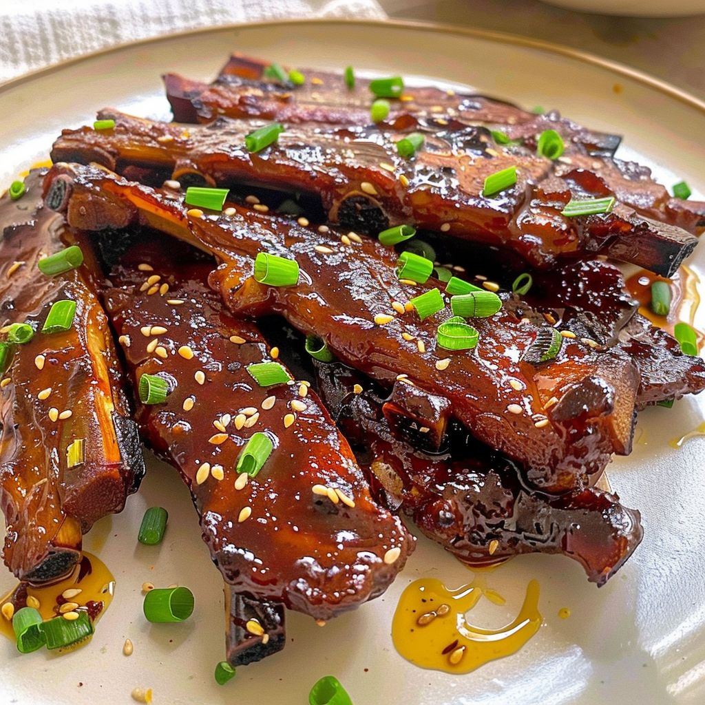 Recipe preparation for Korean BBQ Short Ribs