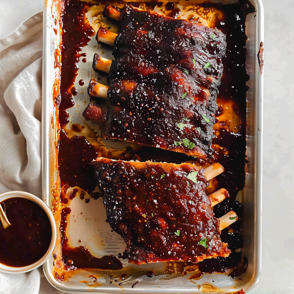 Recipe preparation for Korean Gochujang Honey Ribs