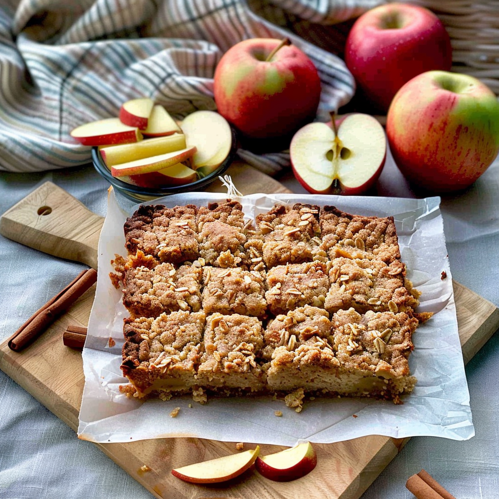 Recipe preparation for Apple Spice Skillet Flapjack