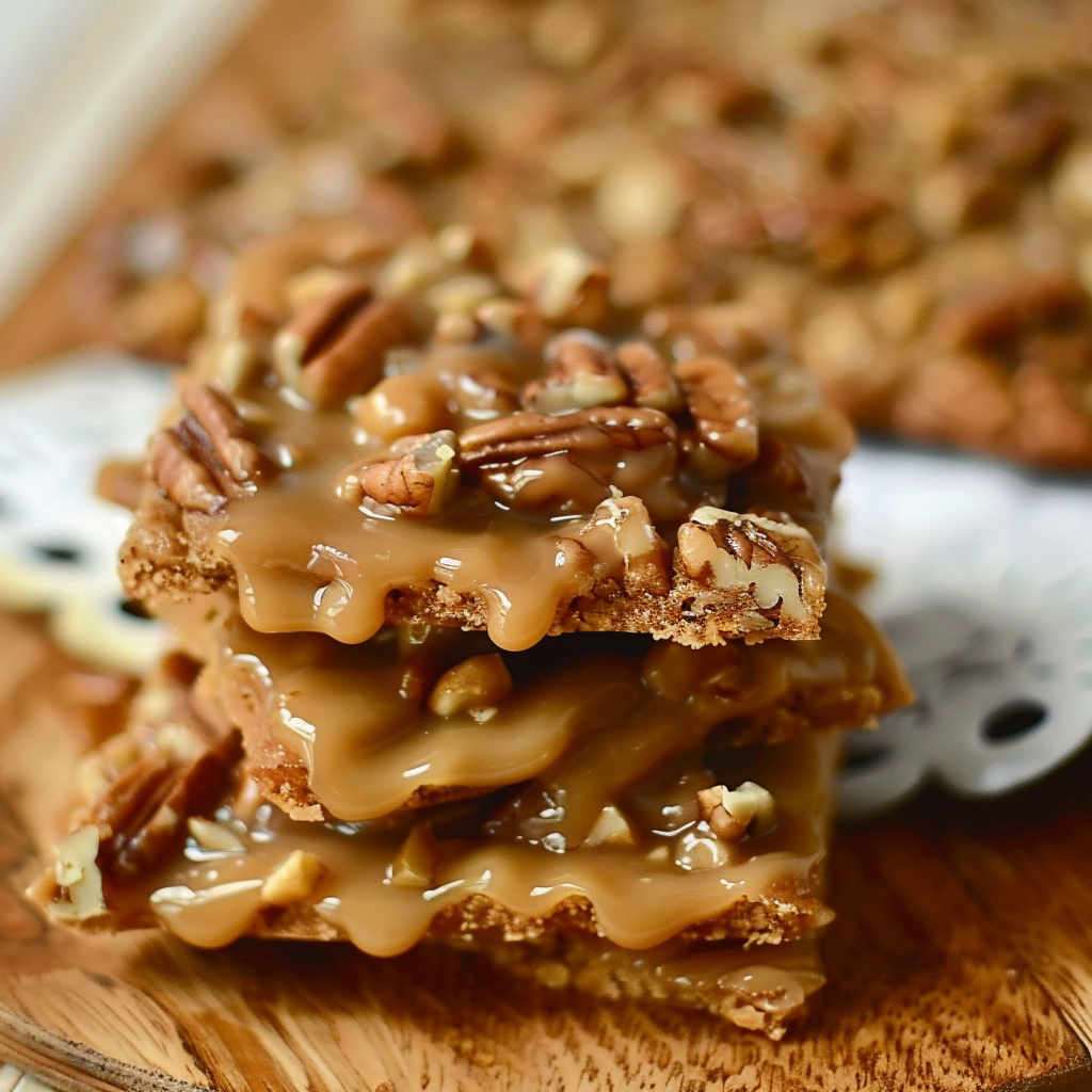 Recipe preparation for Pecan Praline Christmas Cookie Clusters