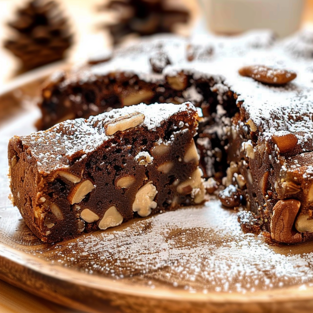 Recipe preparation for Sienese Honey and Nut Cake