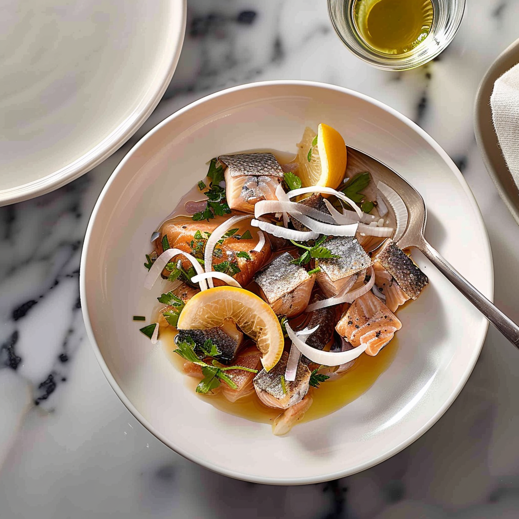 Recipe preparation for Herring in Oil