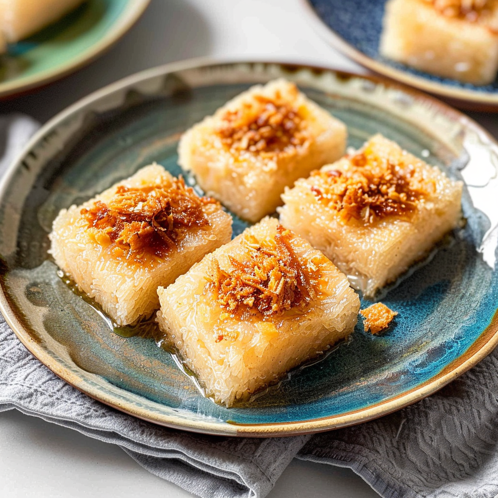 Recipe preparation for Sticky Rice Cakes