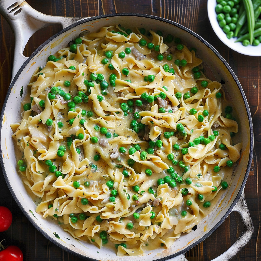 Recipe preparation for Creamy Garlic Parmesan Beef Risoni