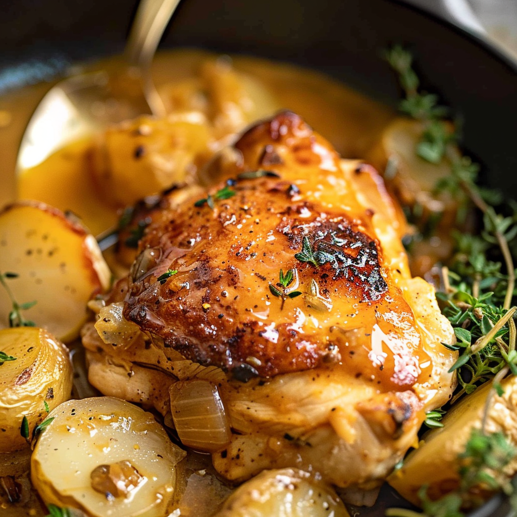 Recipe preparation for Maple Dijon Chicken and Wild Rice Bake