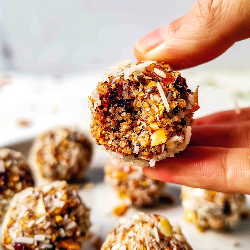 Recipe preparation for Cranberry Orange Almond Bites