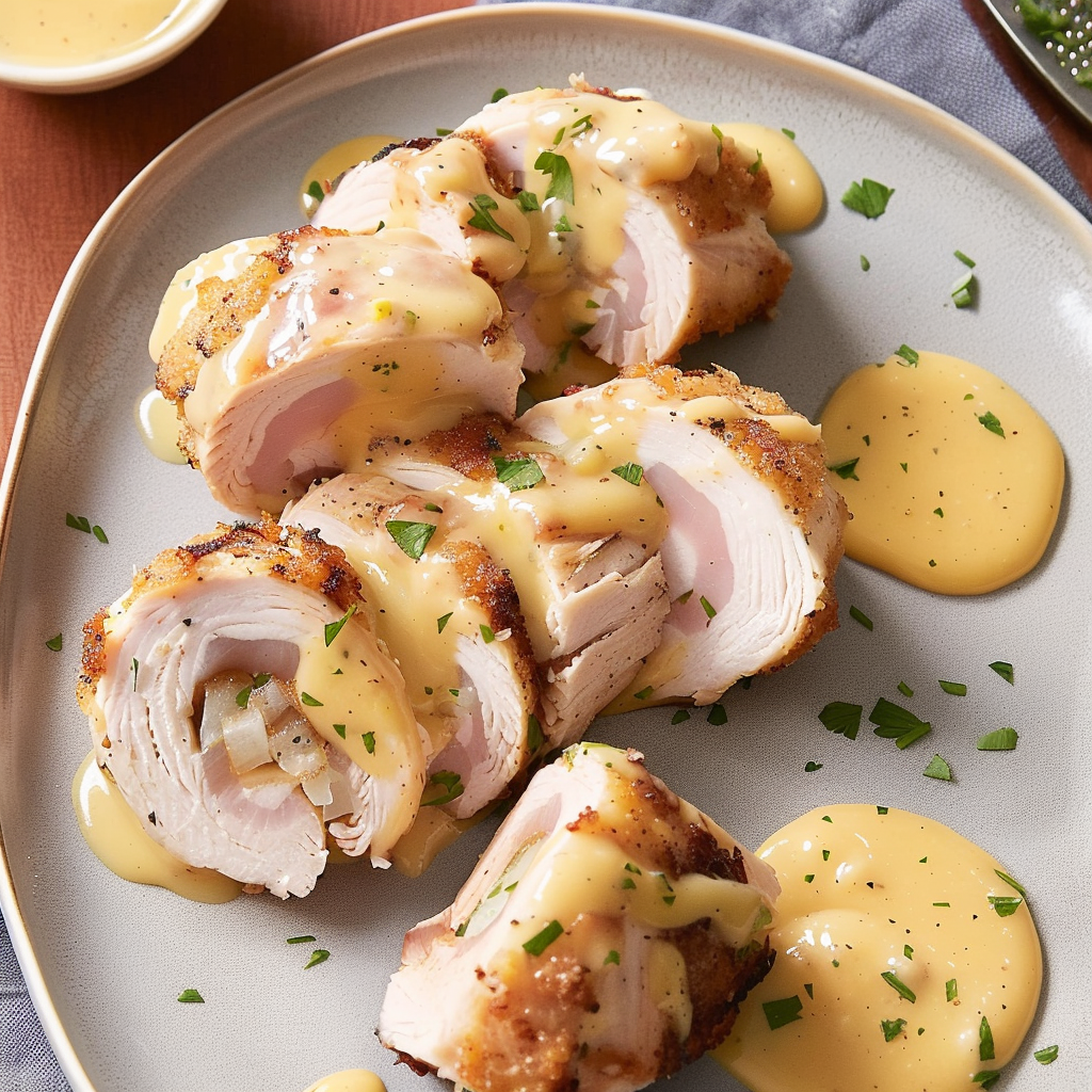 Recipe preparation for Stuffed Chicken Rolls