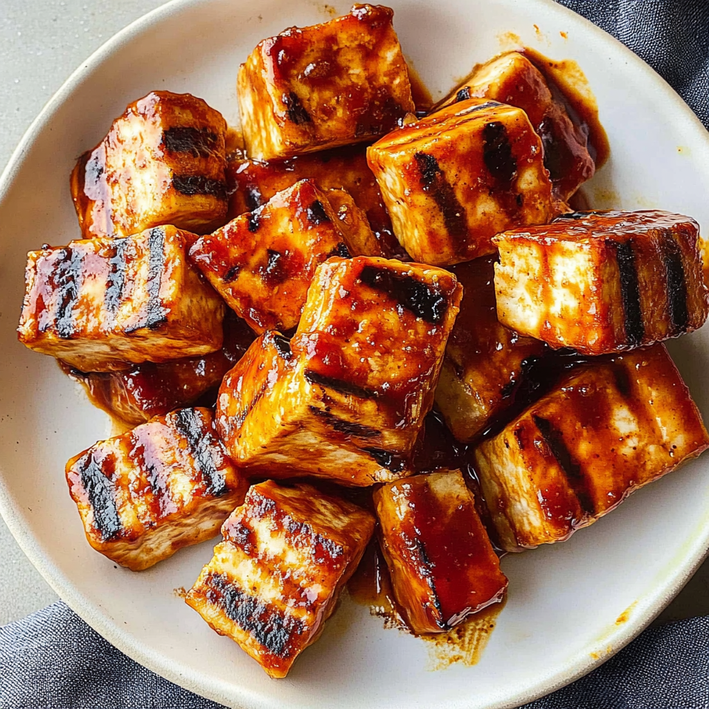 Recipe preparation for BBQ Tofu