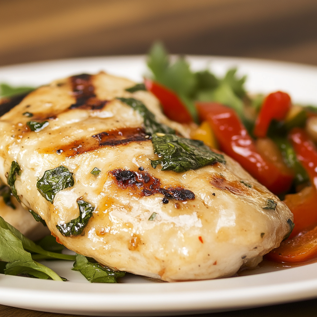 Recipe preparation for Carolina-Style Vinegar BBQ Chicken