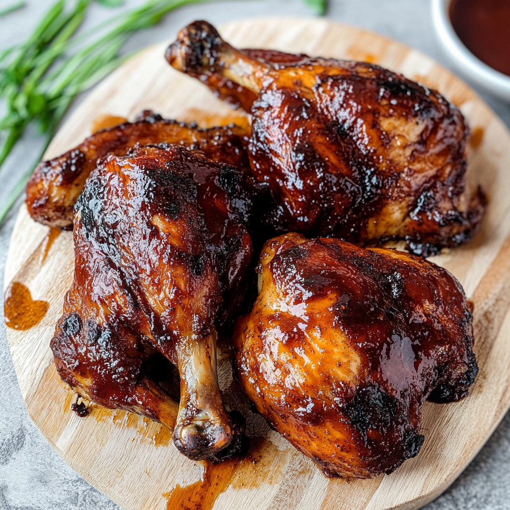 Recipe preparation for Cola BBQ Chicken