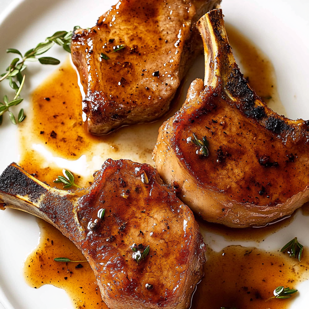 Recipe preparation for Brown Sugar Pork Chops