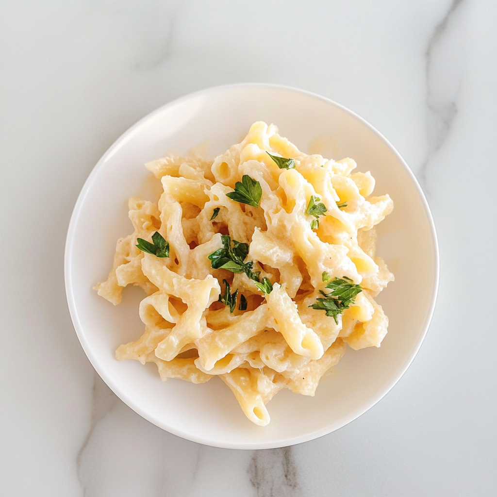 Recipe preparation for Spaghetti with Creamy Fontina Cheese Sauce