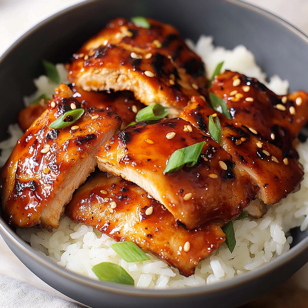 Recipe preparation for Gochujang Chicken Thighs