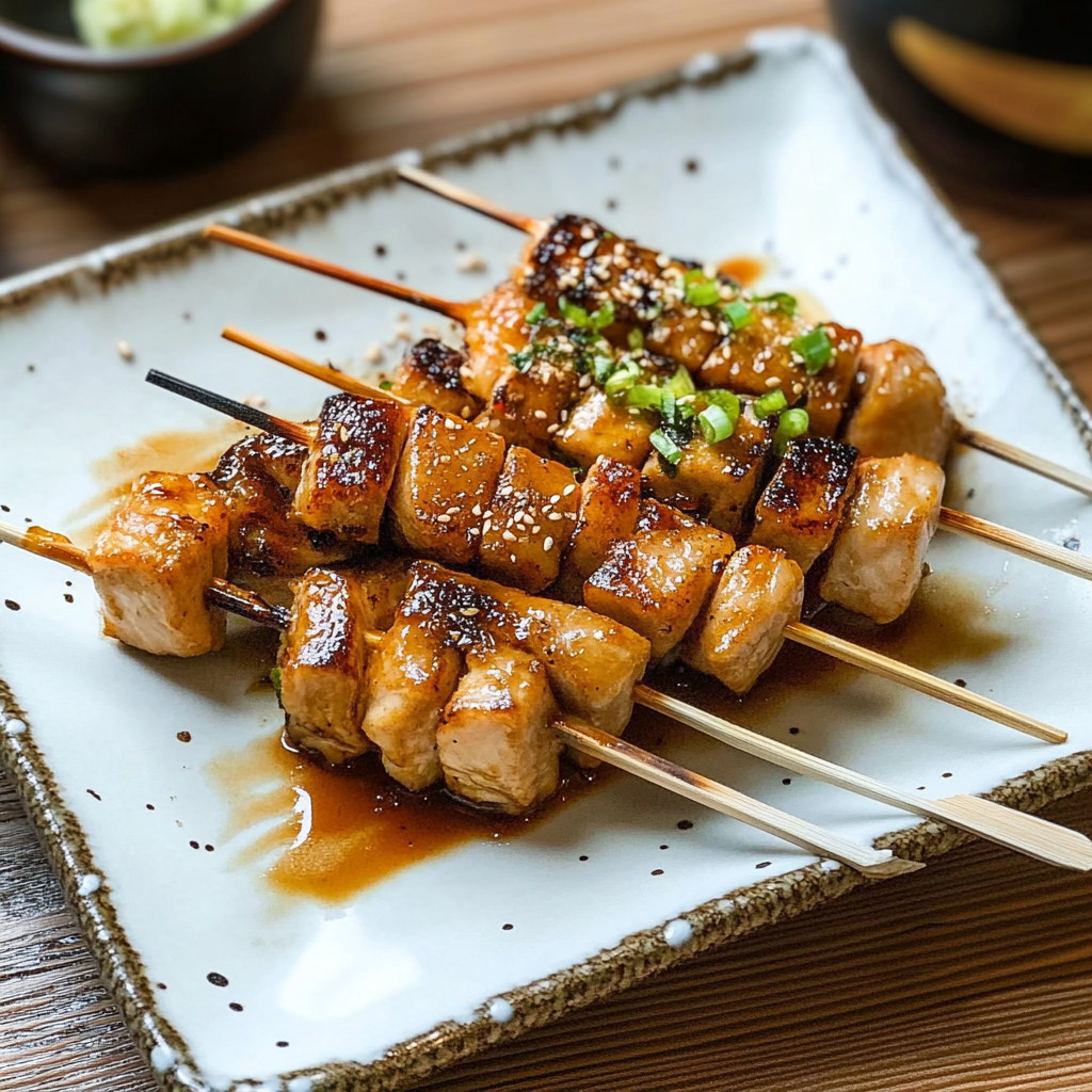 Recipe preparation for Japanese Chicken Yakitori