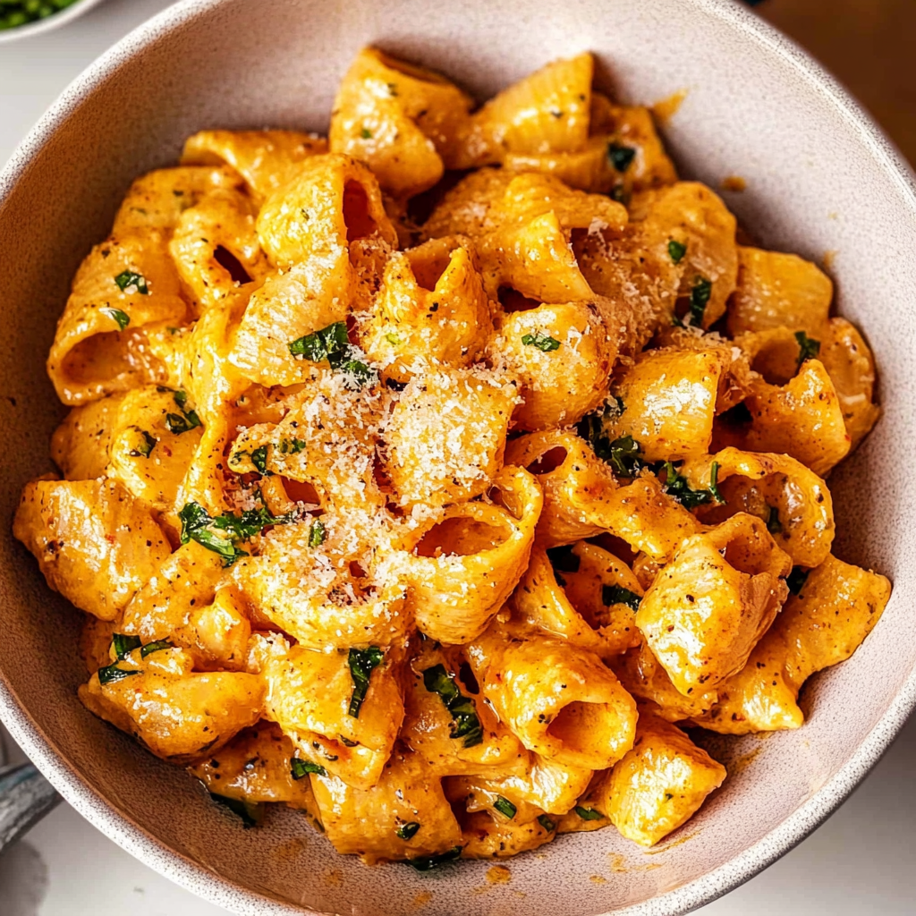 Recipe preparation for Gigi Hadid Pasta