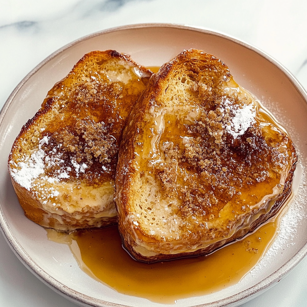 Recipe preparation for Torrijas