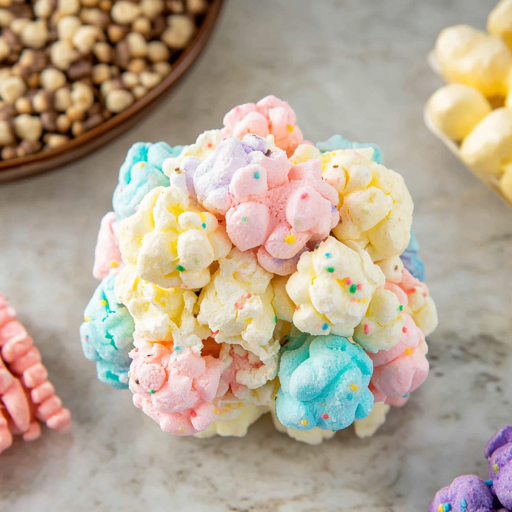Recipe preparation for Peeps Popcorn