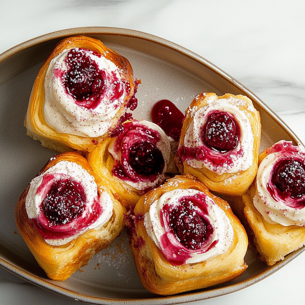 Recipe preparation for Berry Jam Buns